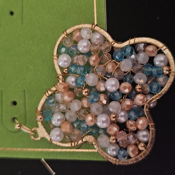 Nicole Miller Multicolor Beaded Earrings - Picture 2 of 2